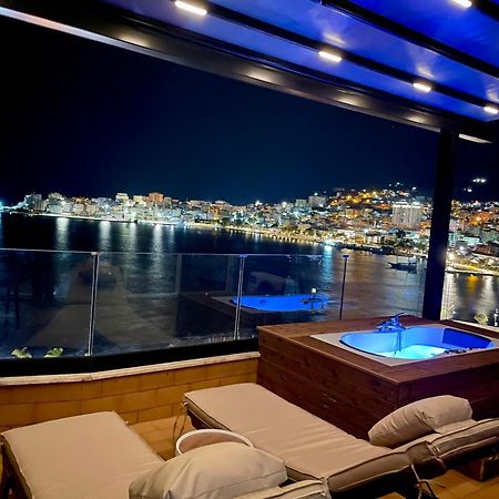 Seaview Golden Penthouse Daire Saranda Dış mekan fotoğraf