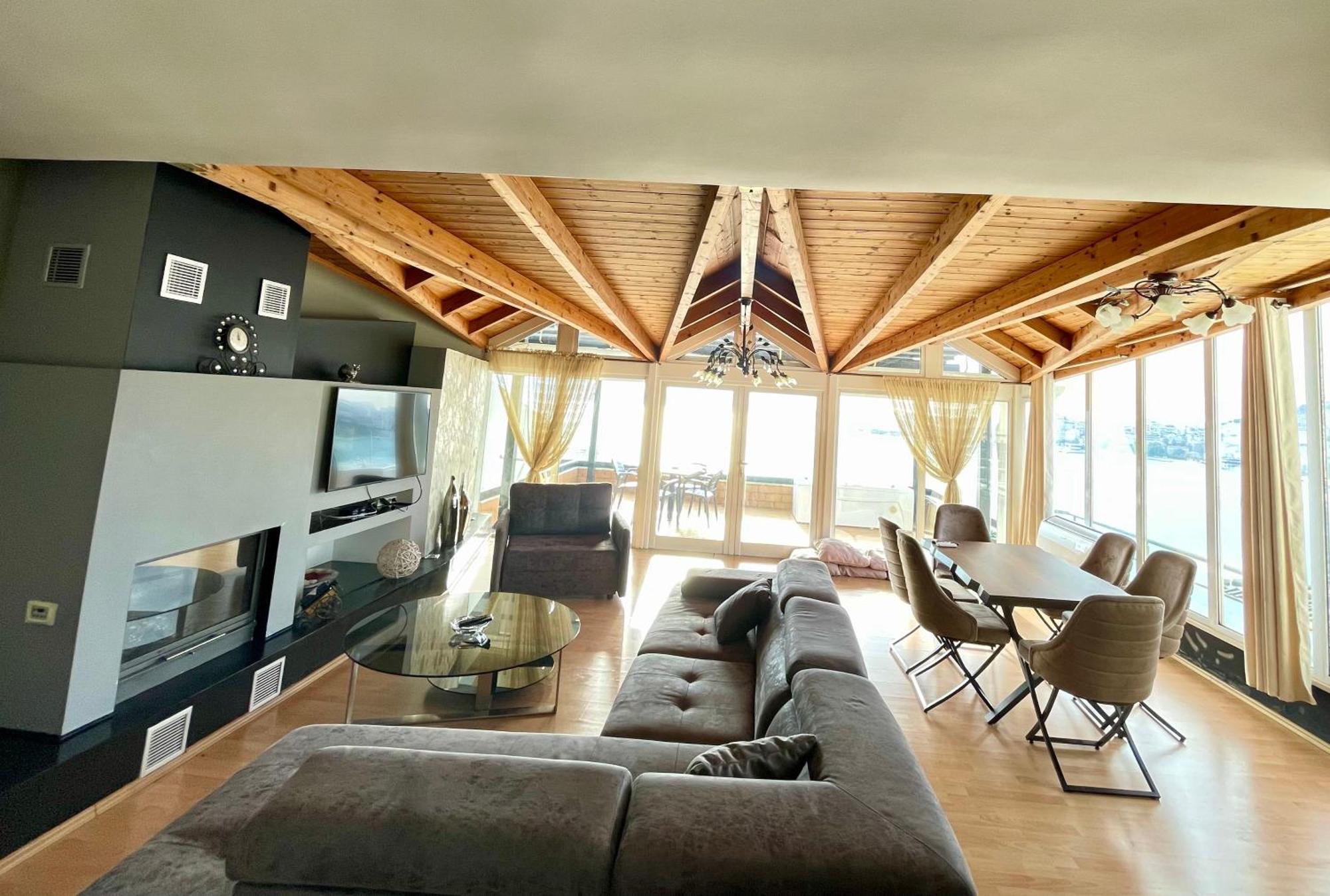 Seaview Golden Penthouse Daire Saranda Dış mekan fotoğraf